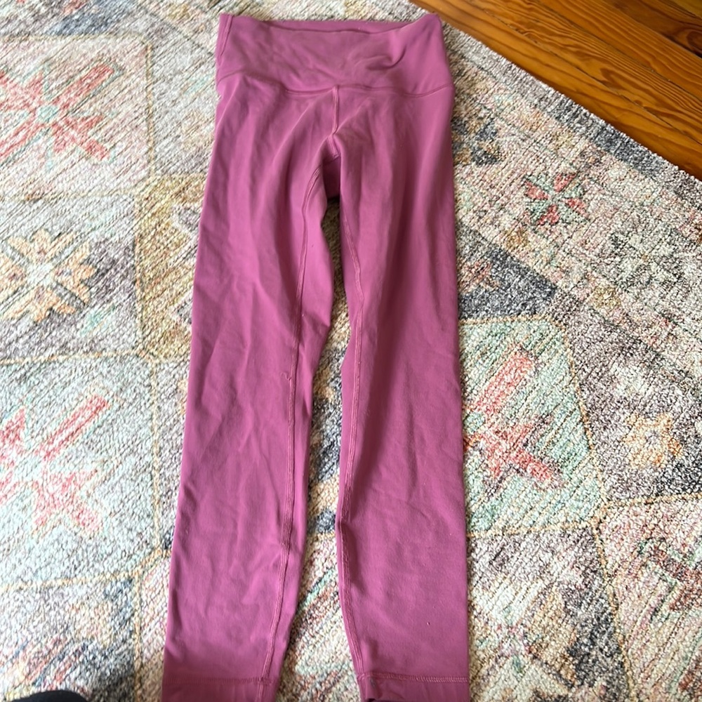 pink lululemon leggings